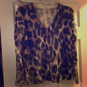 Leopard print sweater